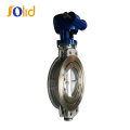 High Performance Cast Steel Triple Eccentric Flange Butterfly Valve Metal Seated Butterfly Valve